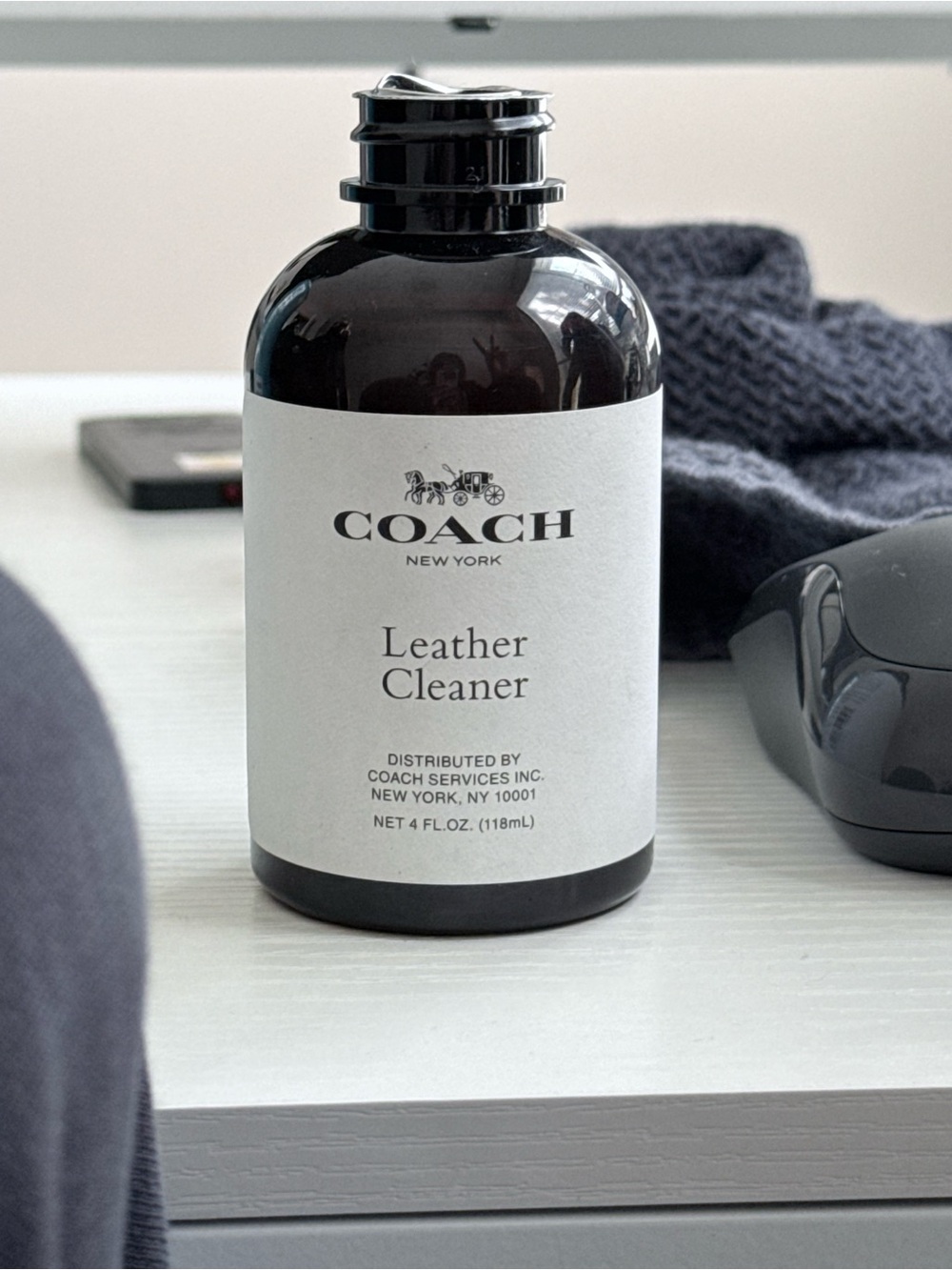 Coach Black Pebble Leather Brooklyn 28 - Picture 7 of 7